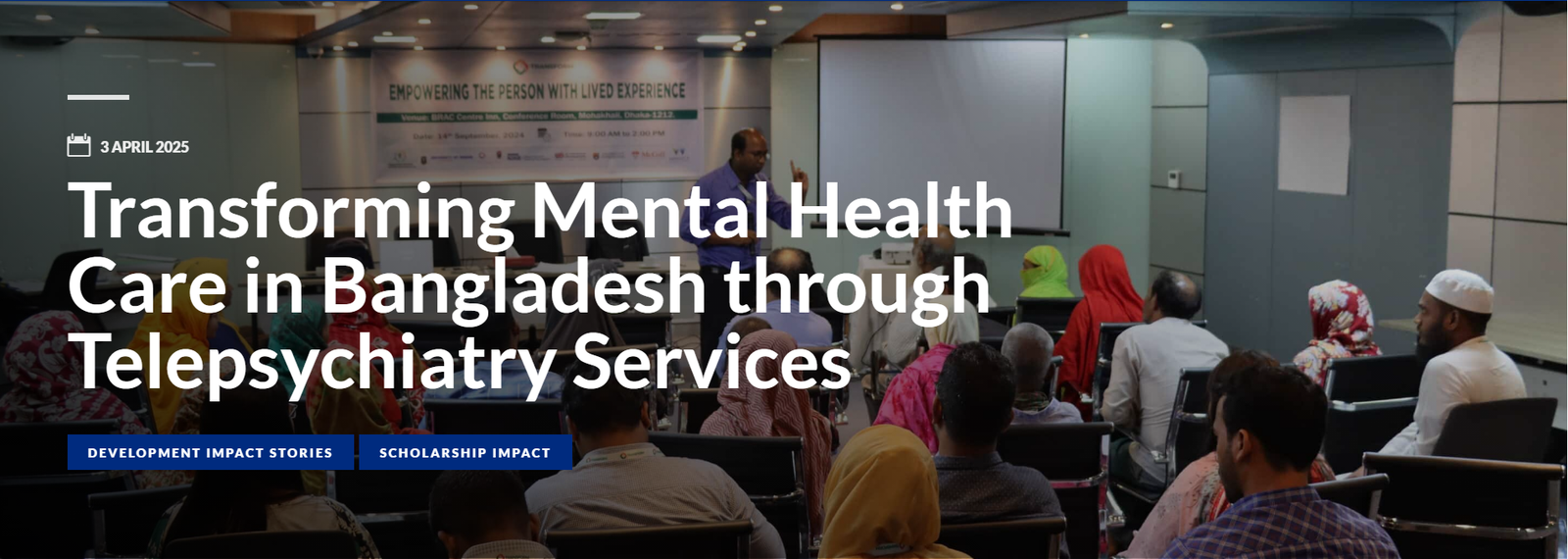 Commonwealth Scholarship: Transforming Mental Healthcare Through Digital Innovation